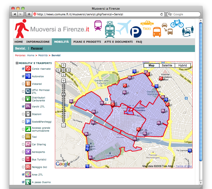 Florence Driving Map The Ztl Explained Florence On Line Porn Sex Picture 4269